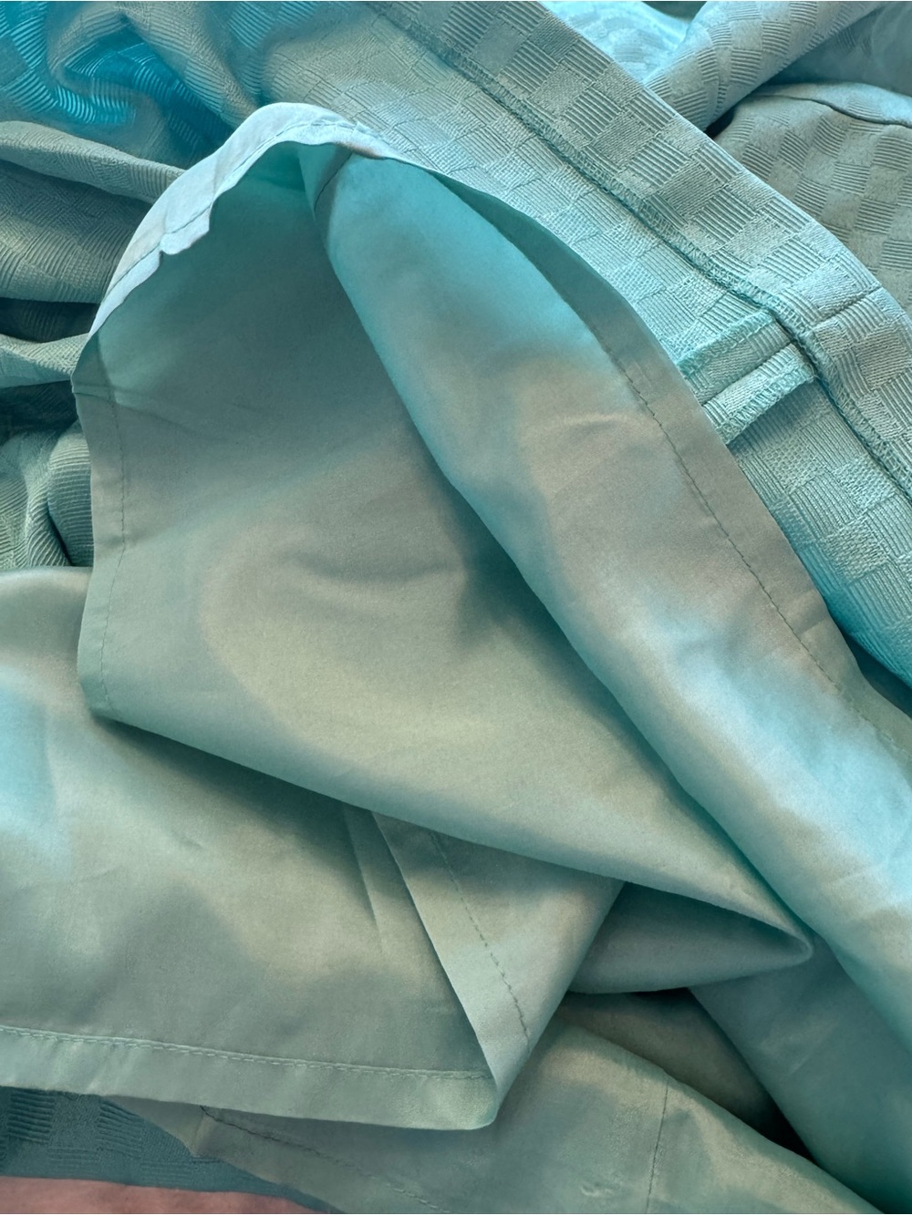 ASL Tahari Teal Aqua Blue Sleeveless Belted Pleated Fit Flare Cocktail Dress 20W - Picture 8 of 8